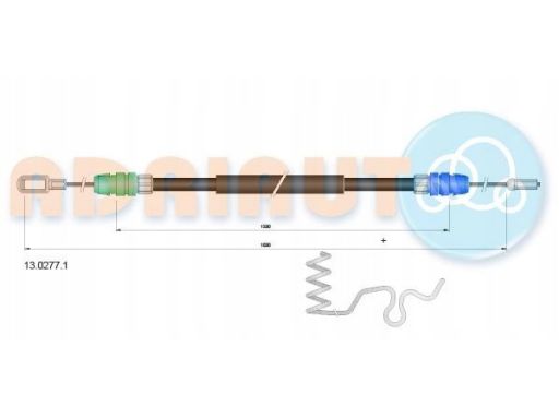 Linka Hamulca Postojowego 13.0277.1