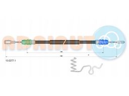 Linka Hamulca Postojowego 13.0277.1