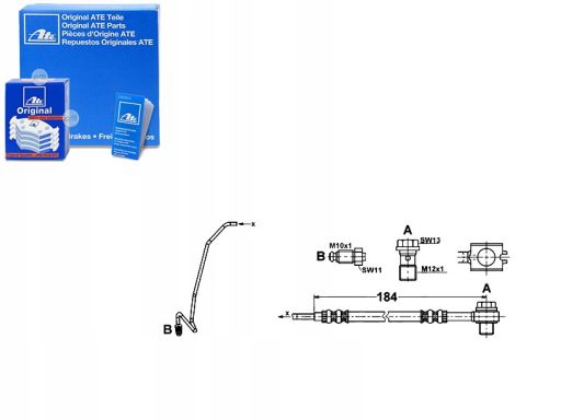 Przewód Hamulcowy Elastyczny 24.1253-0030.3