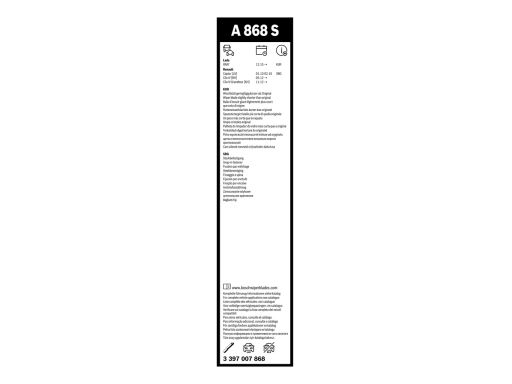 Pióro Wycieraczki 3 397 007 868