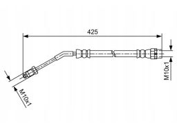 Przewód Hamulcowy Elastyczny 1 987 481 587