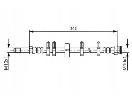 Przewód Hamulcowy Elastyczny 1 987 481 667