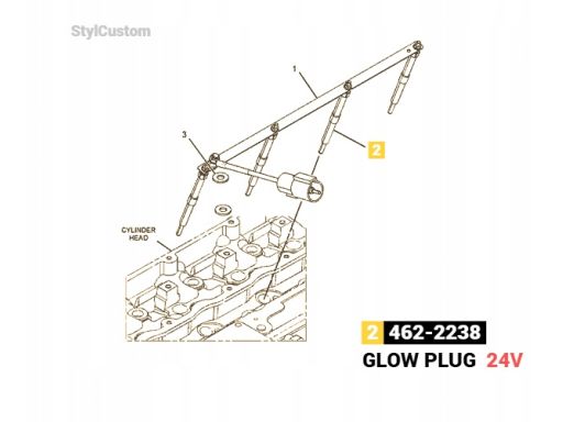 Świeca Żarowa/Płomieniowa 8519