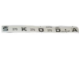 Oryginalny Emblemat Znaczek Napis SKODA FABIA 4 IV 6VA853687