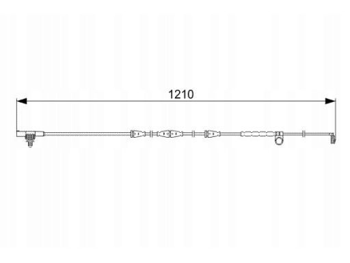 Styk Ostrzegawczy Zużycia Okładzin Hamul 1 987 473 054