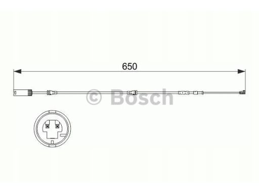 Styk Ostrzegawczy Zużycia Okładzin Hamul 1 987 473 513