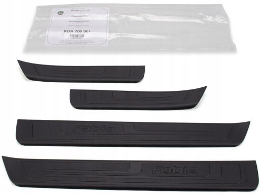 Komplet Listew Listwy Progu Skoda Fabia II Oryginał KDA700001