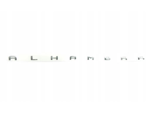 Emblemat oznaczenie napis Seat Alhambra Chrom