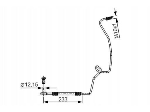 Przewód Hamulcowy Elastyczny 1 987 481 338