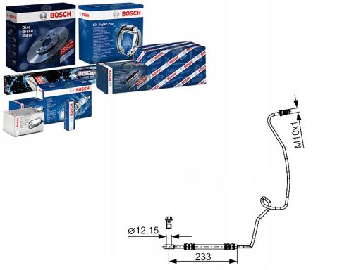 Przewód Hamulcowy Elastyczny 1 987 481 338