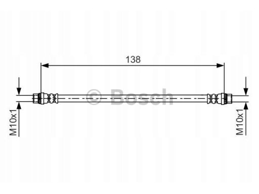 Przewód Hamulcowy Elastyczny 1 987 481 625