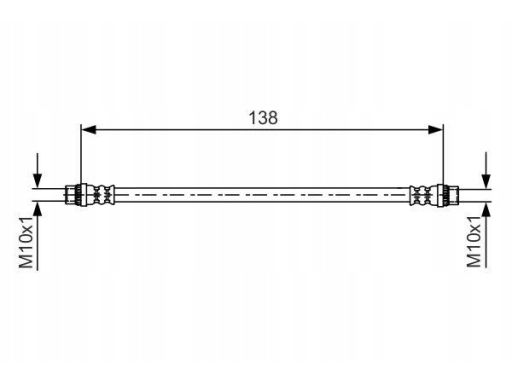 Przewód Hamulcowy Elastyczny 1 987 481 625