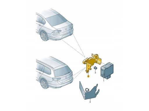 Uchwyt sterownika zmiany pasa Volkswagen Passat B8 Arteon 3G5907456A