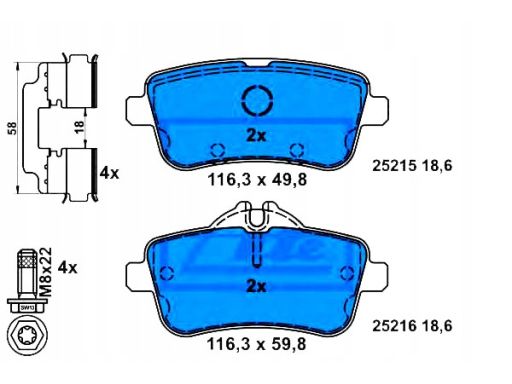 Klocek Hamulcowy Kpl. 13.0460-2781.2
