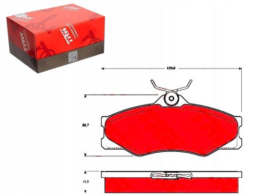 Klocek Hamulcowy Kpl. Gdb399