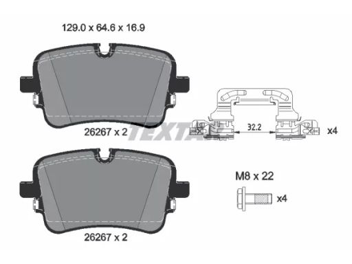Klocek Hamulcowy Kpl. 2626701
