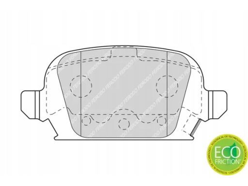 Klocek Hamulcowy Kpl. Fdb1472