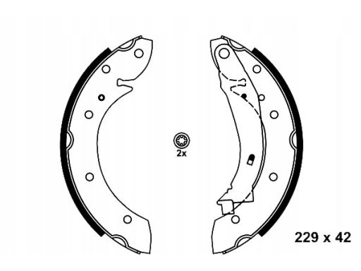 Szczęki Hamulcowe Kpl. 03.0137-0341.2