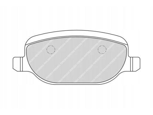 Klocek Hamulcowy Kpl. Fdb1795