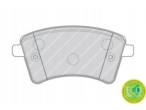 Klocek Hamulcowy Kpl. Fdb4185