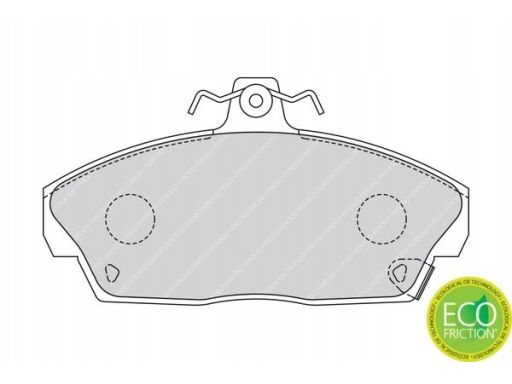 Klocek Hamulcowy Kpl. Fdb613