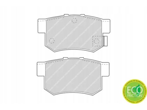 Klocek Hamulcowy Kpl. Fdb956