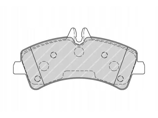 Klocek Hamulcowy Kpl. Fvr1779