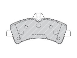 Klocek Hamulcowy Kpl. Fvr1779