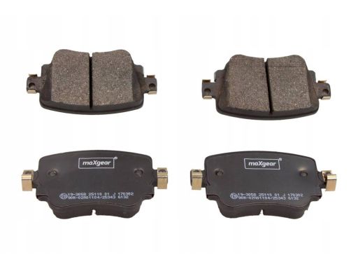 19-3058 Klocki Ham. Skoda T. Octavia 12-/A1/Leon Maxgear