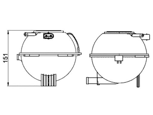 Zbiorniczek Wyrównawczy Płynu Chłodząceg Crt 22 000S