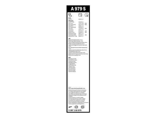 Pióro Wycieraczki 3 397 118 979