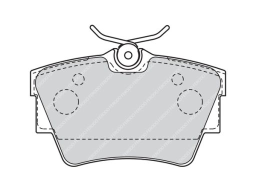 Klocek Hamulcowy Kpl. Fvr1516