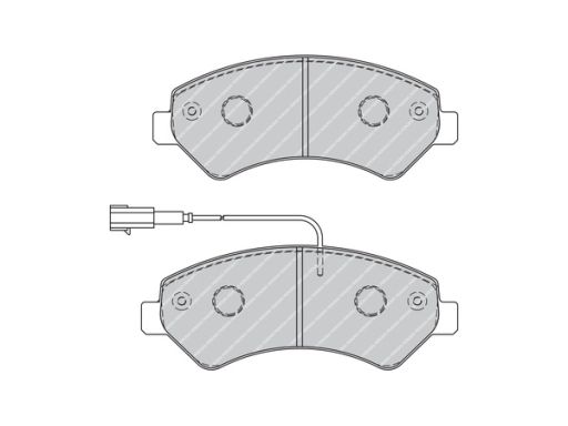 Klocek Hamulcowy Kpl. Fvr1925