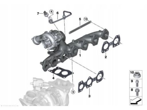 Uszczelka Kolektora Wydechowego 887.930