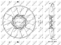 Wiatrak Wentylatora 49806