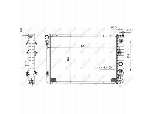 Chłodnica Silnika 50215