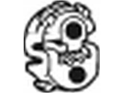 Dystans Gumowy Tłumika 255-169