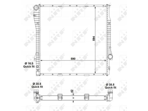 Chłodnica Silnika 55328