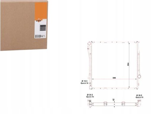 Chłodnica Silnika 55328