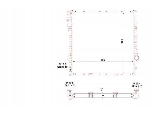 Chłodnica Silnika 55328