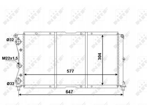 Chłodnica Silnika 58955