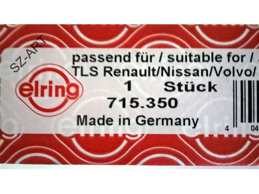 Zestaw Montażowy Turbosprężarki 715.350