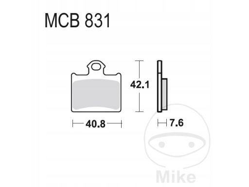 Klocek Hamulcowy Kpl. Mcb831Ec