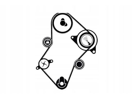 Zestaw Paska Rozrządu + Pompa Cieczy Chł Vkmc 03244