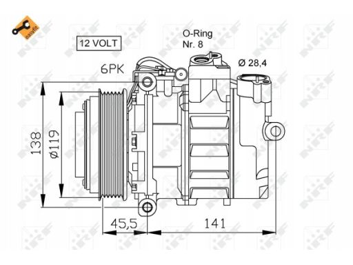 Kompresor Klimatyzacji 32053