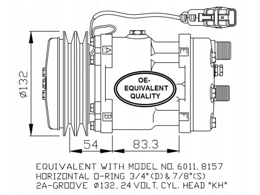 Kompresor Klimatyzacji 32708