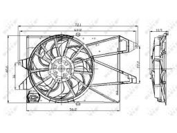 Wentylator Chłodnicy Silnika 47005