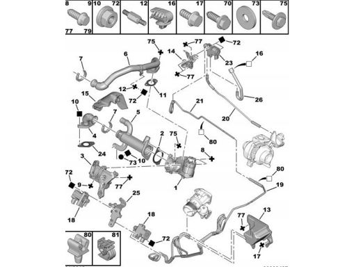 Uszczelka Przewodu Zaworu Egr 890.540