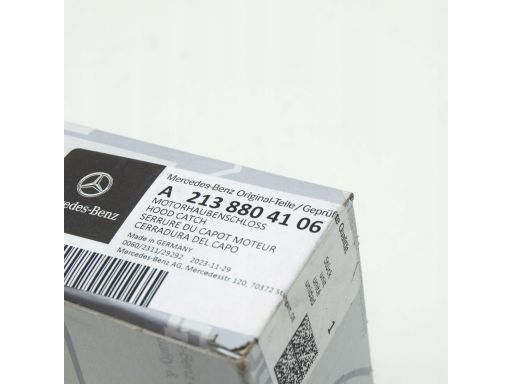 Zamek rygiel maski w pas Mercedes W213 A2138804106 NOWY ORI