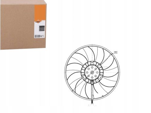 Silnik Wentylatora Chłodnicy 47422